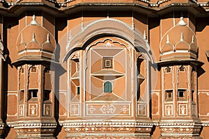 Hawa Mahal, Jaipur, detail of facade