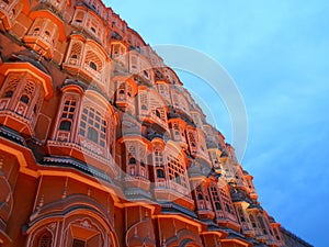 Hawa Mahal , Jaipur on a rainy day.