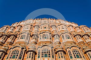 Hawa Mahal palace (Palace of the Winds) in Jaipur