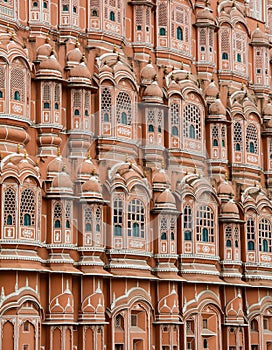 Hawa Mahal palace (Palace of the Winds) in Jaipur