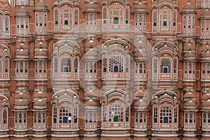 Hawa Mahal palace (Palace of the Winds) in Jaipur