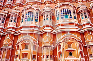 Hawa Mahal palace (Palace of the Winds) in Jaipur, Rajasthan