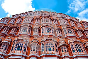 Hawa Mahal palace (Palace of the Winds), Jaipur, Rajasthan, India