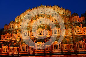 Hawa Mahal or Palace of Winds in Jaipur, India