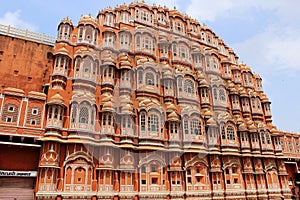 Hawa Mahal or Palace of the Winds. Jaipur, India