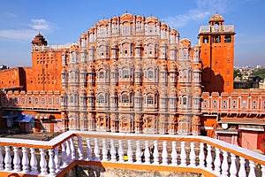 Hawa Mahal - Palace of the Winds in Jaipur, Rajasthan, India.