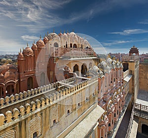 Hawa Mahal, the Palace of Winds, Jaipur, Rajasthan, India