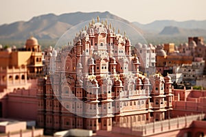 Hawa Mahal, the Palace of Winds, Jaipur, Rajasthan, India, Hawa Mahal palace Palace of the Winds in Jaipur, Rajasthan, AI