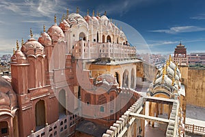 Hawa Mahal, the Palace of Winds, Jaipur, Rajasthan, India photo