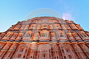 Hawa Mahal or Wind Palace in Jaipur, Rajasthan, India