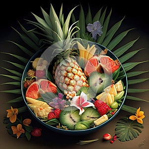 Hawaian fruits and vegetales