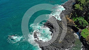 Hawaii, Aerial Flying, Kauai, Rocky Reefs, Amazing Landscape, Pacific Ocean