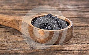 Hawaii black origin salt - Text space