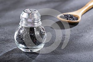 Hawaii black origin salt - Text space