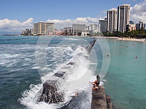 Hawaii Crashing waves