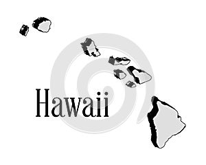 Hawaii Islands In 3D Map