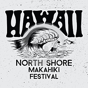 Hawaii, North Shore Makahiki festival.