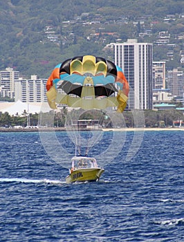 Hawaii Para-sail at Waikiki