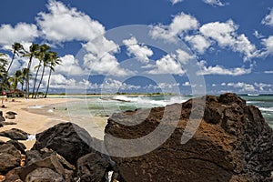 Hawaii Poipu beach landscape