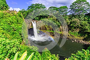 Hawaii, Rainbow Falls in Hilo