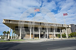 Hawaii State Capital Building.