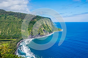 Hawaii stunning Waipio Valley and Pristine Beach Big island