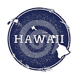 Hawaii vector map.