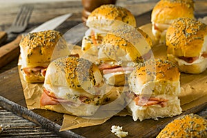 Hawaiian Ham and Cheese Buns