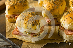Hawaiian Ham and Cheese Buns