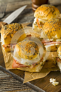 Hawaiian Ham and Cheese Buns