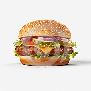 Ultra Realistic 4k Hamburger Mocks - High Quality Psd Files photo