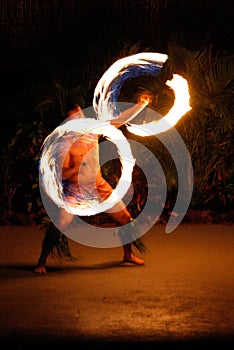 Hawaiian Luau Fire Dancer photo