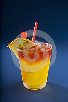 A Hawaiian Maitai drink