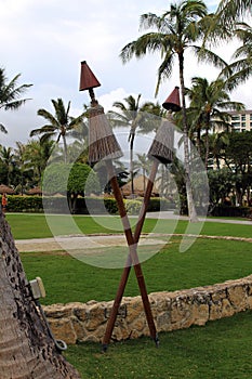 Hawaiian Tiki Torches