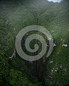 Hawaiian waterfall