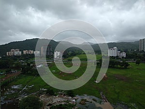 Haware city rainy seson in thane