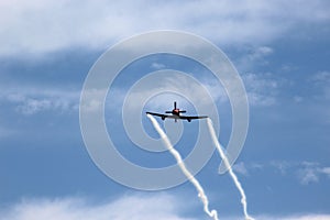 Hawker Sea Fury with Dual Smoke Trials