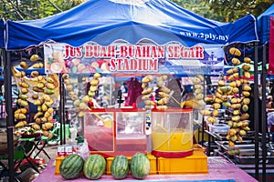 Hawkers at the bazaar Ramadan