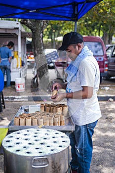 Hawkers at the bazaar Ramadan