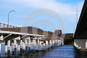 Hawkesbury River Railway Bridge and Highway