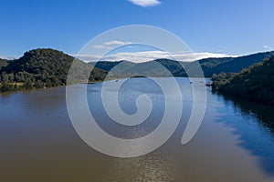 The Hawkesbury River in regional New South Wales in Australia