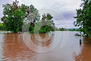 Hawkesbury River in Western Sydney, Australia