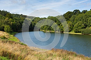 Hawkridge reservoir Quantock Hills Somerset