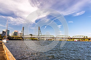 Hawthorne Bridge and Pier