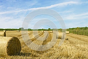 hay bales