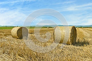 hay bales