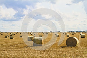 Hay bales