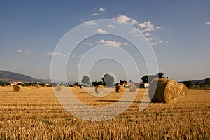 Hay bales, Foligno