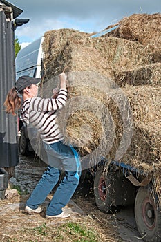 Hay delivery