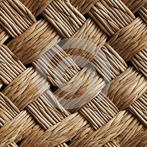 Hay interweaved seamless pattern illustration